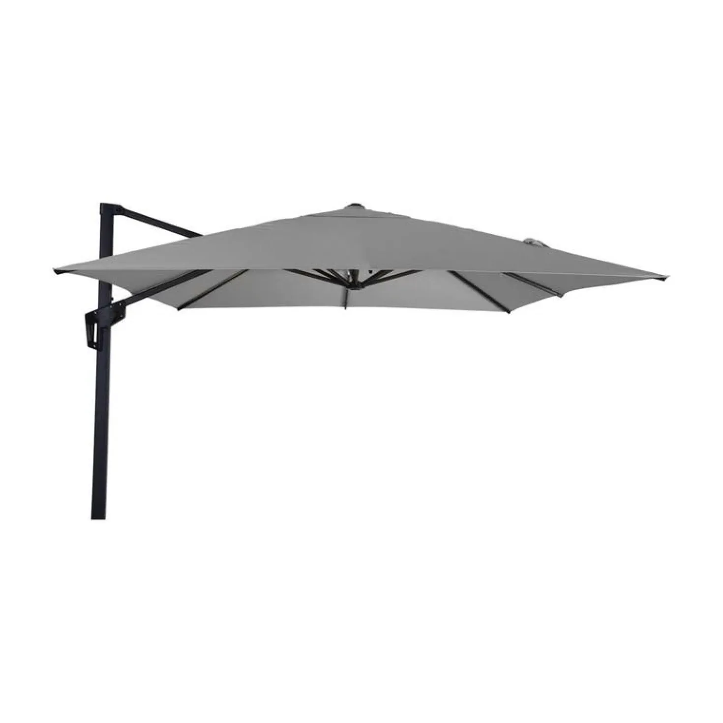 Zweefparasol Libra grijs 250x250cm
