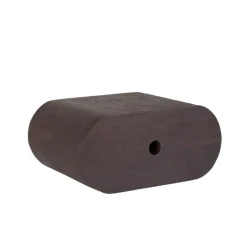 Zwevend Nachtkastje Rise Espresso Mangohout 45cm