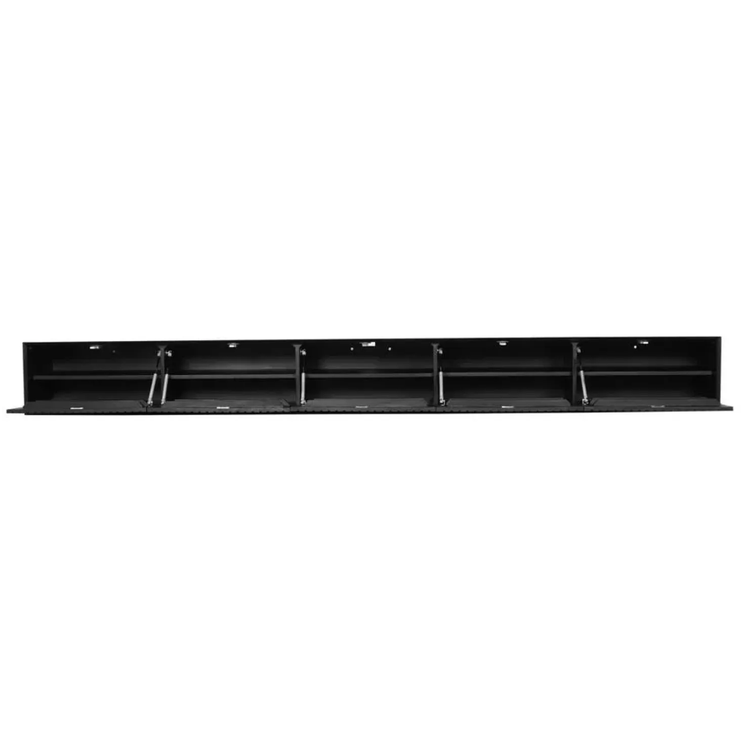 Zwevend Tv meubel Martin Zwart 280 cm