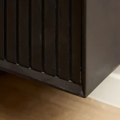 Zwevend Tv meubel Martin Zwart 280 cm