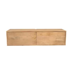 Zwevend Tv meubel Melanie Naturel 120 cm