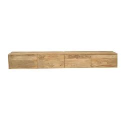 Zwevend Tv meubel Melanie Naturel 200 cm
