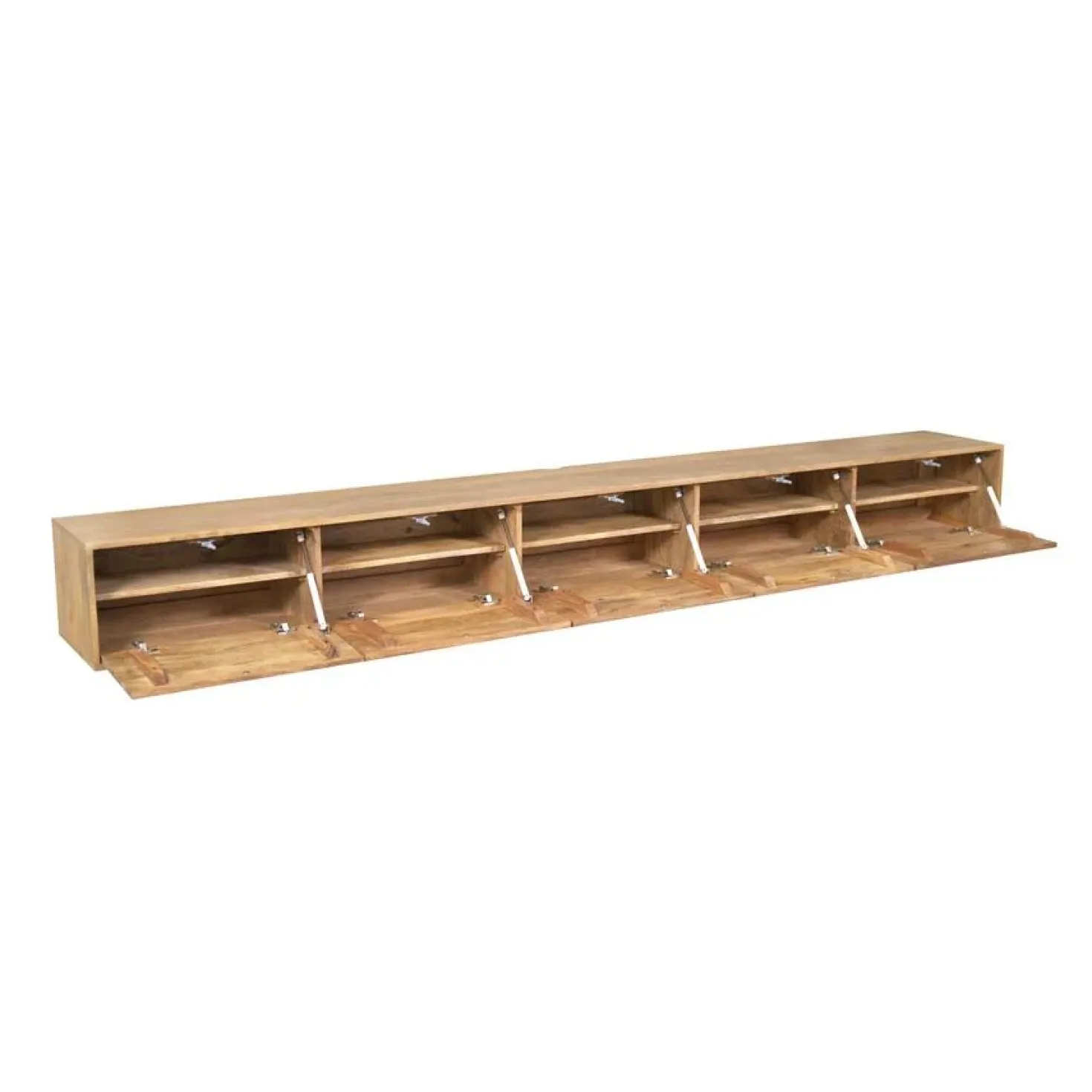 Zwevend Tv meubel Melanie Naturel 280 cm