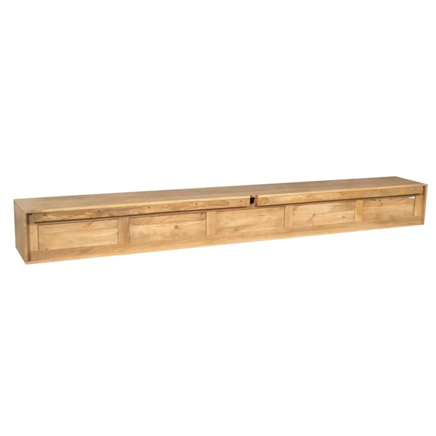 Zwevend Tv meubel Melanie Naturel 280 cm