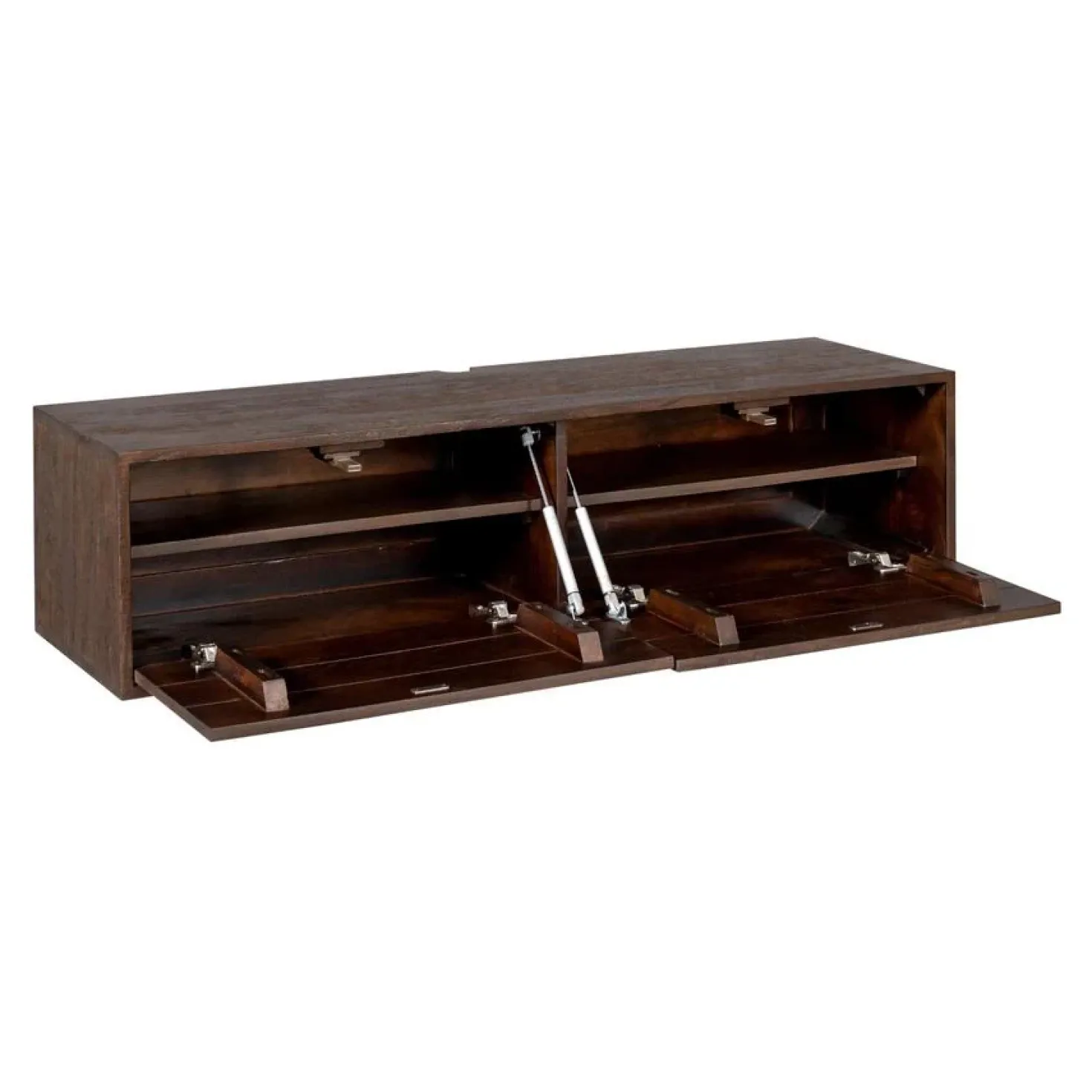 Zwevend Tv meubel Melanie Walnoot 120cm