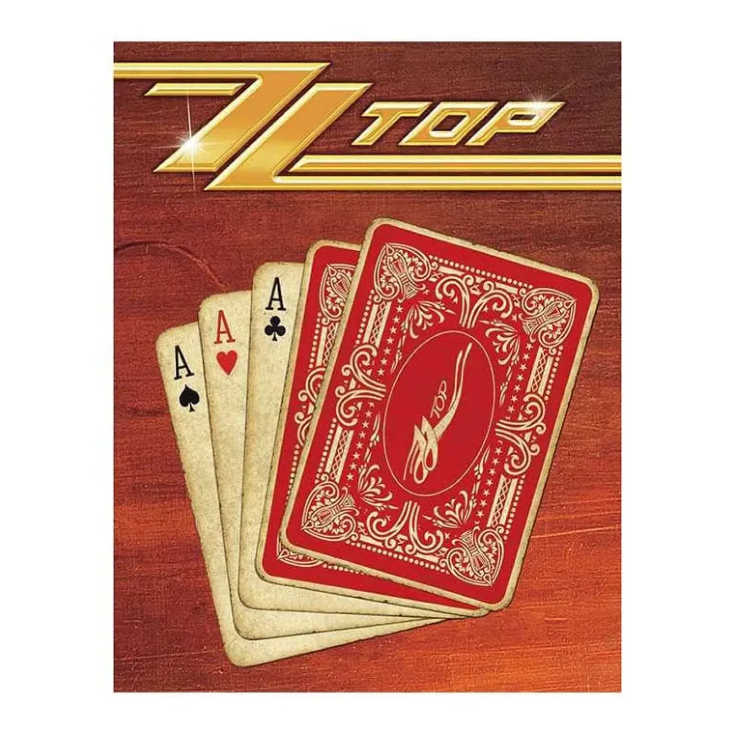 ZZTOP Azen - metalen bord
